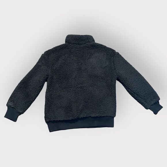 Nike Toddler Just Do It “Patches” Sherpa Pullover Jacket Boys size 4 New - Picture 7 of 9